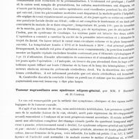 0810 - Page 750 - Sociétés. Groupement belge d'études oto-neuro-ophtalmologiques et neuro-chirurgicales. Séance du 24 mars 1928. Abcès cérébelleux d'origine otique, par M. Cambrelin / Tumeur suprasellaire avec syndrome adiposo-génital, par MM. F. Bremer et H. Coppez
