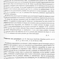 0837 - Page 777 - Analyses. Neurologie. Études spéciales. Moelle. La sérothérapie dans la maladie de Heine-Medin (paralysie infantile, poliomyélite antérieure aiguë), par Arnold Netter. Bulletin de l'Académie de médecine... / Diagnostic des paraplégies, par H. Desoille. Gazette des hôpitaux...