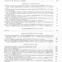 0004 - Page 2 - Année 1929. Tables du tome I. II. Société de neurologie de Paris