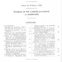 0130 - Page 68 - Société de neurologie de Paris. Séance du 10 janvier 1929. Sommaire / Correspondance