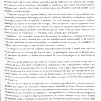 0411 - Page 347 - Analyses. Neurologie. Études spéciales. Névroses. La méthode concentrique dans le diagnostic des psychonévroses, par Laignel-Lavastine. Paris-médical... / Crises de catalepsie hystérique et rigidité décérébrée, par J. Tinel, H. Baruk et A. Lamache. Bulletins et mémoires de la Société médicale des hôpitaux de Paris...