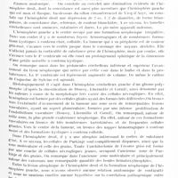 0717 - Page 647 - Société de neurologie de Paris. Séance du 10 avril 1929. Communications et présentations. Double lésion du cervelet : glyome kistique dans l'hémisphère gauche. Atrophie circonscrite de l'hémisphère droit, par le Dr A. Radovici et le Dr Mircea Petrescu (Travail de l'Institut clinico-médical B. Pr D. Daniélopolu) / Hoquet avec hémisyndrome cérébelleux et bulbaire de nature névraxitique, par M. L. Rimpaud et J. Chardonneau