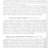 0900 - Page 830 - Sociétés. Société belge de neurologie. Séance du 23 mars 1929. Syndrome cérébelleux, par Mlle J. Decroly / Examen mental d'un myxoedème, par M. O. Decroly / Examen d'un alexique congénital, par M. D. Decroly / Sclérose latérale amyotrophique et traumatisme, par M. P. Divry