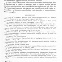 0119 - Page 67 - Société de neurologie de Paris. Séance du 9 janvier 1930. Encéphalo-myélite aiguë disséminée du type de la sclérose en plaques avec syndrome de Parinaud et signe d'Argyll-Robertson transitoire, par Georges Guillain, A. Cournand, L. Rouquès / Polynévrite des quatre membres du type Landry avec régression rapide et totale, par MM. G. Roussy, René Huguenin et Mlle Parturier