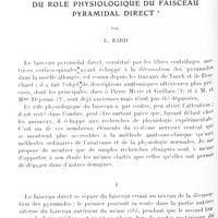 0420 - Page 368 - Mémoires originaux. Du rôle physiologique du faisceau pyramidal direct, par L. Bard