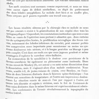 0501 - Page 449 - Société de neurologie de Paris. Séance du 6 mars 1930. Syndrome hyperalgique radiculaire chez un hémi-syringomyélique. Echec de la radiothérapie. Disparition postopératoire des algies. Retour de la sensibilité à la douleur avec persistance de la thermoanesthésie, par Jean Saucier et W.-V. Cone... / Myopathie pseudo-hypertrophique chez un enfant présentant des stigmates d'origine hérédo-syphilitique, par MM. Draganesco et C. Iordanesco...
