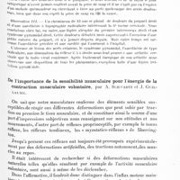0533 - Page 481 - Réunion neurologique de Strasbourg (Filiale de la Société de neurologie de Paris). Séance du 16 novembre 1929. Rôle des traumatismes dans le déclanchement des troubles neurologiques latents, par MM. Barré et E. Woringer / De l'importance de la sensibilité musculaire pour l'énergie de la contraction musculaire volontaire, par A. Schwartz et J. Guillaume