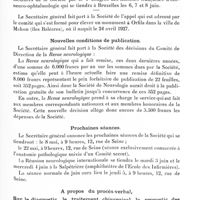 0631 - Page 577 - Société de neurologie de Paris. Séance du 3 avril 1930. XXXIVe Congrès des aliénistes et neurologistes. (Lille, 21 juillet 1930.) / Correspondance / Nouvelles conditions de publication / Prochaines séances / A propos du procès-verbal. Sur le diagnostic, le traitement chirurgical, le pronostic des arachnoïdites spinales, par MM. Clovis Vincent, Pierre Puech et Marcel David
