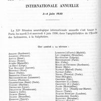 0922 - Page 868 - XIe réunion neurologique internationale annuelle 3-4 juin 1930