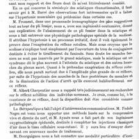 1192 - Page 1138 - XIe réunion neurologique internationale annuelle 3-4 juin 1930. Séance du mercredi 4 juin. Rapport. A propos de la sciatique. Considérations cliniques et thérapeutiques, par M. Barré... / Réponse de M. Roger, rapporteur