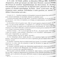 0421 - Page 358 - Société de neurologie de Paris. Séance du 5 mars 1931. Suite à ma communication « L'équilibre ». Les mouvements automatiques défensifs d'équilibre. Note additionnelle, par M. Noica... / Syndrome du carrefour hypothalamique, par M. Folly...
