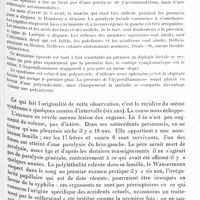 0714 - Page 651 - Société de neurologie de Paris. Séance du 7 mai 1931. Addendum à la séance d'avril 1931. Diplégie faciale récidivante associée à un syndrome polynévritique fruste, avec hyperalbuminose du liquide céphalo-rachidien, par M. André-Thomas / Sur le traitement des séquelles des traumatismes crâniens par l'insufflation d'air, par MM. Cl. Vincent, P. Schiff, Puech et M. David