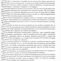 0948 - Page 885 - Analyses. Neurologie. Études générales. Anatomie. Marinesco (G.). Quelques données nouvelles sur la neurophagie. Soc. anat... / Marinesco (G.). Recherches sur la structure normale et pathologique de la microglie. Ann. d'anat. path. et d'anat. norm. méd.-chirurg... / Bourgeois (P.-B.). La névroglie et la microglie. Ann. d'anat. path. et d'anat. norm. méd.-chir...