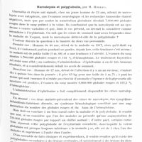 0215 - Page 157 - Sociétés. Société belge de neurologie. Séance du 28 novembre 1931. Un cas d'hémisyndrome bulbaire, par M. J. Mage / Narcolepsie et polyglobulie, par M. Moreau / Effets de l'injection expérimentale d'alcool à 90° dans le tronc d'un nerf moteur, par M. J. Dagnelie