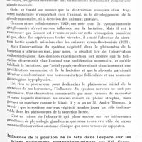 0589 - Page 531 - Société de neurologie de Paris. Séance du 3 mars 1932. A propos d'un cas de syringomyélie avec galactorrhée et ileus postopératoire, par MM. G. Roussy, Chastenet de Gery et Mosinger / Influence de la position de la tête dans l'espace sur les crises oculogyres postencéphalitiques, par MM. Garcin Israel et Bloch