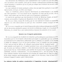 0814 - Page 756 - Sociétés. Société de médecine légale de France. Séance du 14 mars 1932. Peut-on imposer une cure radicale de hernie à un blessé du travail ? / Quatre cas d'argyrie généralisée / La sténose isolée du pylore consécutive à l'ingestion d'acide chlorhydrique