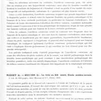 0819 - Page 761 - Analyses. Neurologie. Études générales. Bibliographie. Cerise (L.) et Thurel (R.). L'anesthésie pathologique de la cornée, Tours, Arrault, édit... 1931 / Rodiet (A.) et Heuyer (G.). La folie au XXe siècle. Etude médico-sociale..., chez Masson et Compagnie, Paris, 1931