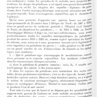 1362 - Page 1302 - XIIe Réunion neurologique internationale annuelle. Paris, 31 mai-1er juin 1932. Communications sur l'étiologie. Paludisme et épilepsie, par M. A. Porot...