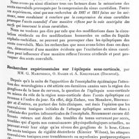 1389 - Page 1329 - XIIe Réunion neurologique internationale annuelle. Paris, 31 mai-1er juin 1932. Communications sur la pathogénie. Mécanisme de production des accès convulsifs provoqués chez l'homme par l'excitation du sinus carotidien, par MM. D. Danielopolu, A. Radovici et A. Aslan... / Recherches expérimentales sur l'épilepsie sous-corticale, par MM. G. Marinesco, O. Sager et A. Kreindler...