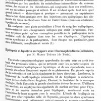 1401 - Page 1341 - XIIe Réunion neurologique internationale annuelle. Paris, 31 mai-1er juin 1932. Communications sur la pathogénie. Quelques idées sur la pathogénèse de la crise épileptique et de l'épilepsie, par M. V. C. Choroschko... / Epilepsie et hystérie en rapport avec l'hermaphrodisme cellulaire, par M. Marco Trèves...