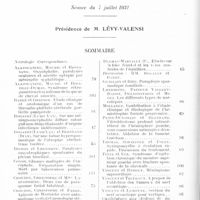 0098 - Page 46 - Société de neurologie de Paris. Séance du 7 juillet 1932. Sommaire