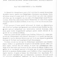0230 - Page 178 - Mémoires originaux. Les hématomes sous-duraux chroniques, par Paul Van Gehuchten et Paul Martin