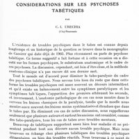 0529 - Page 475 - Mémoires originaux. Contributions sur les psychoses tabétiques, par C. I. Urechia...
