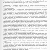 0141 - Page 85 - Société de neurologie de Paris. Séance du 6 juillet 1933. Communications. La neurolymphomatose périphérique chez l'homme, par MM. J. Lhermitte et J. O. Trelles. (Travail du laboratoire de la fondation Dejerine)