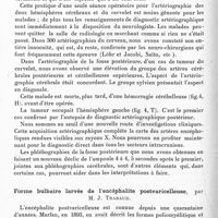 0152 - Page 96 - Société de neurologie de Paris. Séance du 6 juillet 1933. Communications. L'importance diagnostique de l'artériographie de la fosse postérieure, par MM. Egas Moniz et Abel Alves / Forme bulbaire larvée de l'encéphalite postvaricelleuse, par M. J. Trabaud