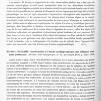 0280 - Page 224 - Analyses. Neurologie. Études générales. Sémiologie. Vassitch. Algie inguino-scrotale, d'origine traumatique. Résection des rameaux génitaux, des deux abdomino-génitaux et du génito-crural. Guérison. Bull. et mém. de la Société nationale de chirurgie... / Buys et Rijlant. Introduction à l'étude oscillographique des réflexes toniques posturaux. Annales l'oto-laryngologie...