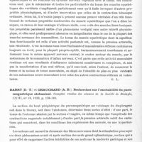 0460 - Page 402 - Analyses. Neurologie. Études générales. Physiologie. Bremer (F.). Le tonus musculaire. Ergebnisse der physiologie... / Barry (D. T.) et Chauchard (A. B.). Recherches sur l'excitabilité du pneumogastrique abdominal. Comptes rendus des séances de la Société de biologie...