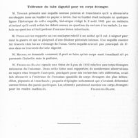 0768 - Page 710 - Sociétés. Société de médecine légale de France. Séance du 9 octobre 1933. Tolérance du tube digestif pour un corps étranger