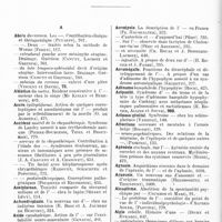 0010 - Page 6 - Année 1935. Tables du tome I. IV. Table alphabétique des matières