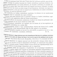 0161 - Page 101 - Analyses. Neurologie. Études générales. Bibliographie. Rudaux (Pierre). Le syndrome de l'artère cérébelleuse supérieure... Jouve, éditeur, Paris, 1934 / Lafon (Robert). Angiodynamique des membres et lésions du système nerveux de la vie en relation. Essai de classification clinique et de systématisation anatomique. Imprimerie Mari-Lavit, Montpellier, 1934, thèse...