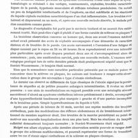0180 - Page 120 - Analyses. Neurologie. Études générales. Cervelet. Fribourg-Blanc et Gauthier. Quatre cas d'ataxie cérébelleuse aiguë. Paris médical... / Greenfield (J. G.). Compte rendu de deux cas de dégénération spino-cérébelleuse (Subacute spino-cerebellar degeneration occurring in elderly patients). Brain...