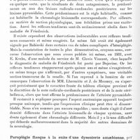 0250 - Page 190 - Société de neurologie de Paris. Séance du 7 février 1935. Communications. A propos des réflexes tendineux dans la maladie de Friedreich et à propos des frontières de cette affection, par M. Pierre Mollaret / Paraplégie flasque à la suite d'une dysenterie amaebienne, par MM. L. Babonneix, Maurice Lévy, L. Golé