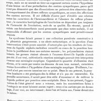 0313 - Page 253 - Société de neurologie de Paris. Séance du 7 février 1935. Communications. Abcès de la couche optique, du noyau caudé gauches. Abcès du lobe frontal droit. Méningite streptococcique et ventriculite prédominant à droite. Difficultés du diagnostic, par MM. André-Thomas, P. Cochez et J.-O. Trelles / Poliomyélite antérieure subaiguë et arachnoïdite, par MM. André-Thomas, C. Roederer, J.-M. Guillaume et J.-O. Trelles