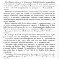 0615 - Page 556 - Société de neurologie de Paris. Séance du 4 avril 1935. Communications. Hémorragie d'un hémisphère cérébelleux et du IVe ventricule. Coma. Étude anatomique et clinique, par MM. J.-A. Barré et Mlle Susy Rousset... / Sur l'étiologie de la myotonie atrophique, par M. Genival Londres...