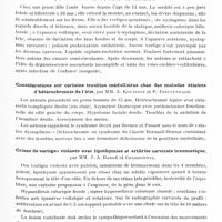 0820 - Page 761 - Sociétés. Société d'oto-neuro-ophtalmologie de Strasbourg. Séance du 24 mars 1935. Abcès du lobe temporo-sphénoïdal droit d'origine otogène. Intervention large. Drainage. Guérison, par MM. Canuyt et Greiner / Troubles cochléo-vestibulaires bilatéraux de diagnostic difficile. Étude clinique, par MM. J. A. Barré, Daull et Kabaker / Considérations sur certains troubles médullaires chez des malades atteints d'hétérochromie de l'iris, par MM. A. Koutseff et P. Dieffenbach / Crises de vertiges violents avec lipothymies et arthrite cervicale traumatique, par MM. J.-A. Barré et Charbonnel / Abcès extradural gauche avec méningite otogène. Drainage. Guérison, par MM. Canuyt, Lacroix et Greiner