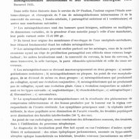 0831 - Page 772 - Analyses. Neurologie. Études générales. Bibliographie. Wuite (J.). Méthode et traitement de la maladie de Parkinson postencéphalitique, appliqué à Hirsau (De hirsauer behandeligsmethode van het postencéphalitisch parkinsonisme)..., Van Gorcum et Comp. édit. Assen, 1934 / Benedict (Isac I). Contribution à l'étude clinique et histopathologique des méningloblastomes intrecraniens et leur traitement chirurgical. Thèse Bucarest 1935