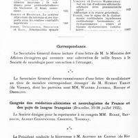 0917 - Page 858 - Société de neurologie de Paris. Séance du 6 juin 1935. Sommaire / Correspondance / Congrès des médecins-aliénistes et neurologistes de France et des pays de langue française (Bruxelles, 22-28 juillet 1935) / Présentation d'ouvrage