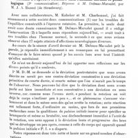 0918 - Page 859 - Société de neurologie de Paris. Séance du 6 juin 1935. Communications. A propos du procès-verbal. - Sur certains troubles de l'équilibre consécutifs à l'épreuve rotatoire chez l'homme normal et pathologique (3e communication). Réponse à M. Delmas-Marsalet, par M. J. A. Barré...