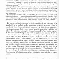 0945 - Page 886 - Société de neurologie de Paris. Séance du 6 juin 1935. Communications. Epilepsie syphilitique, par MM. L. Babonneix et D. Lichtenberg / Sur un cas de syringomyélie infantile, par MM. A. Baudouin, J. Sallet et M. Deparis