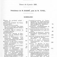 0103 - Page 55 - Société de neurologie de Paris. Séance du 9 janvier 1936. Sommaire