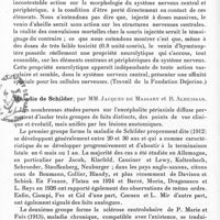 0148 - Page 100 - Société de neurologie de Paris. Séance du 9 janvier 1936. Communications. Sur l'action neurolytique du venin d'abeille. Etude expérimentale, par MM. J. Lhermitte et W. Haskovec... / Maladie de Schilder, par MM. Jacques de Massary et R. Albeissar
