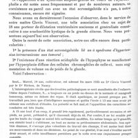 0168 - Page 120 - Société de neurologie de Paris. Séance du 9 janvier 1936. Communications. Syndrome adiposo-génital associé à un état acromégaloïde chez un sujet porteur de dilatation ventriculaire ancienne et généralisée, exempt de tumeur cérébrale ou hypophysaire. Arachnoïdite kystique de la grande citerne, par MM. Marcel David, H. Berdet et S. Daum