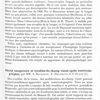0215 - Page 167 - Société de neurologie de Paris. Séance du 9 janvier 1936. Addendum à la séance de décembre. Hémiplégie spasmodique de l'adulte avec atrophie musculaire tardive considérable. Contribution à l'étude pathogéniques des atrophies musculaires de l'hémiplégie cérébrale de l'adulte, par MM. Raymond Garcin, M. Deparis et Hadji-Dimo (Présentation de malade à la Société de neurologie, séance du 6 juin 1935) / Cécité temporaire et troubles du champ visuel après ventriculographie, par MM. A. Baudoin, E. Hartmann et P. Puech