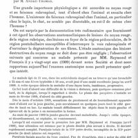 0300 - Page 252 - Société de neurologie de Paris. Séance du 23 janvier 1936. Communications. Le faisceau rubro-spinal existe-t-il chez l'homme ? (A propos d'une lésion bilatérale de la calotte pédonculaire, suivie d'autopsie), par M. André-Thomas