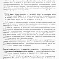 0505 - Page 457 - Analyses. Neurologie. Études générales. Dystrophies. Barraquer-Ferre (L.). Lipodystrophie progressive (syndrome de Barraquer-Simon). La Presse médicale... / Crouzon (O.), Bour (H.) et Turckini. Un cas d'ostéopsathyrose avec troubles mentaux. Bulletins et mémoires de la Société médicale des hôpitaux... / Moniz (Egas), Dias (Almeida) et Pacheco (Luiz). Augmentation de la circulation dans le diploé de la calotte cranienne, dans la maladie osseuse de Paget (Aumento da circulaçao do diploico da calote craniana na doença ossea de Paget). Lisboa Medica... / Pasqualini (Ruggero) et Merighi (Ferdinando). La lipodystrophie progressive ou maladie de Barraquer-Simons (La lipodistrofia progressiva o morbo di Barraquer-Simons). Il Cervello... / Powers Hale. La maladie de Dupuytren cent ans après lui. Son interprétation. Journal of nervous and mental Diseases...