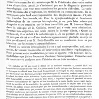 1497 - Page 1447 - Société de neurologie de Paris. Séance du 28 mai 1936. Communications. Sur un cas de syndrome adiposo-génital, par MM. Cossa et Puech... / Le diagnostic et le traitement chirurgical des tumeurs intra-médullaires, par M. Ign. Oljenick...